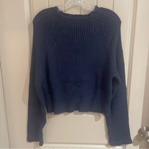 Classic Navy Women's Crew Neck Sweater